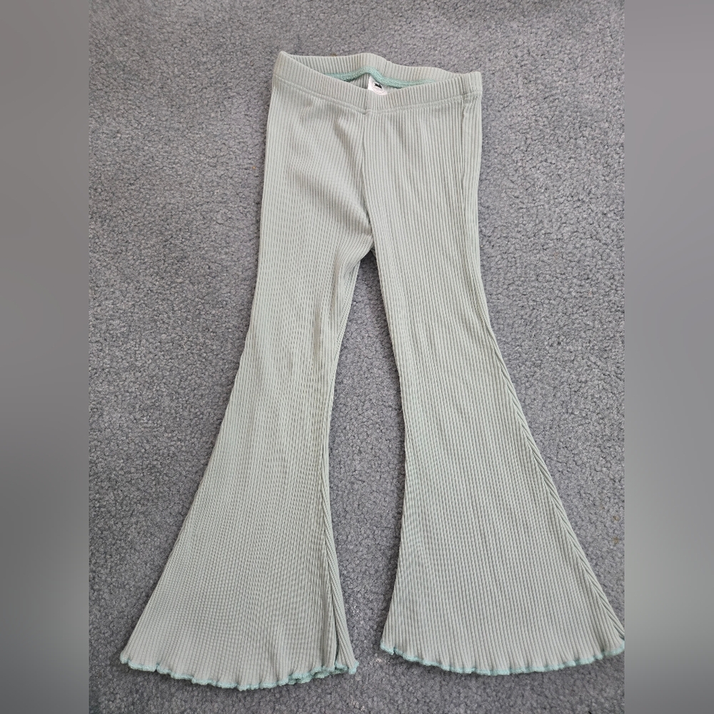 Little And Lively Lettuce Hem Flare Pants Size 1/2
